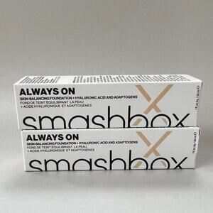 Smashbox Always On Skin Balancing Foundation 1 fl oz F20-N x 2